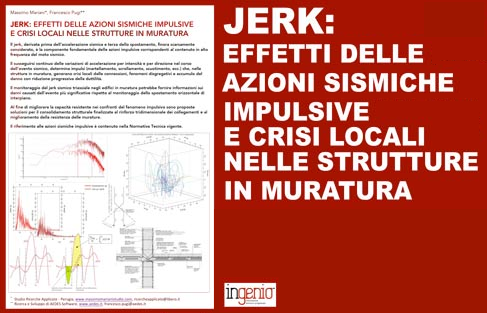 JERK: azioni sismiche impulsive e crisi locali nella muratura