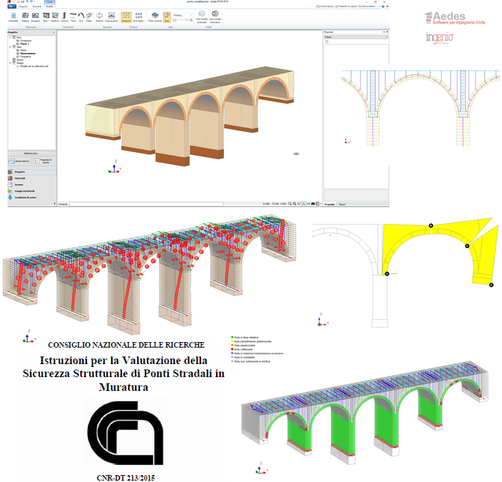 Analisi di ponte in muratura