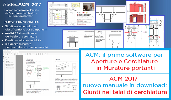 ACM 2017: novità per gli interventi locali