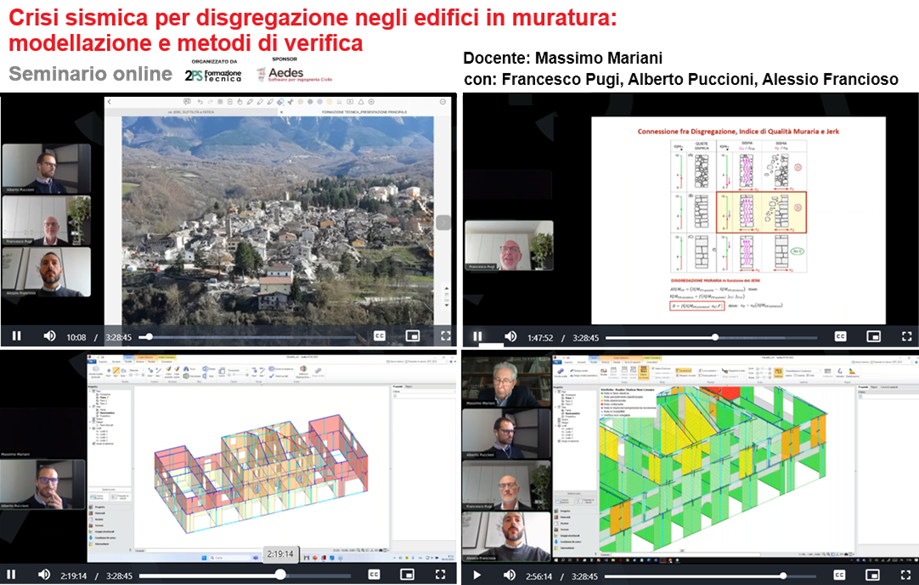 Seminario sulla disgregazione muraria - documentazione